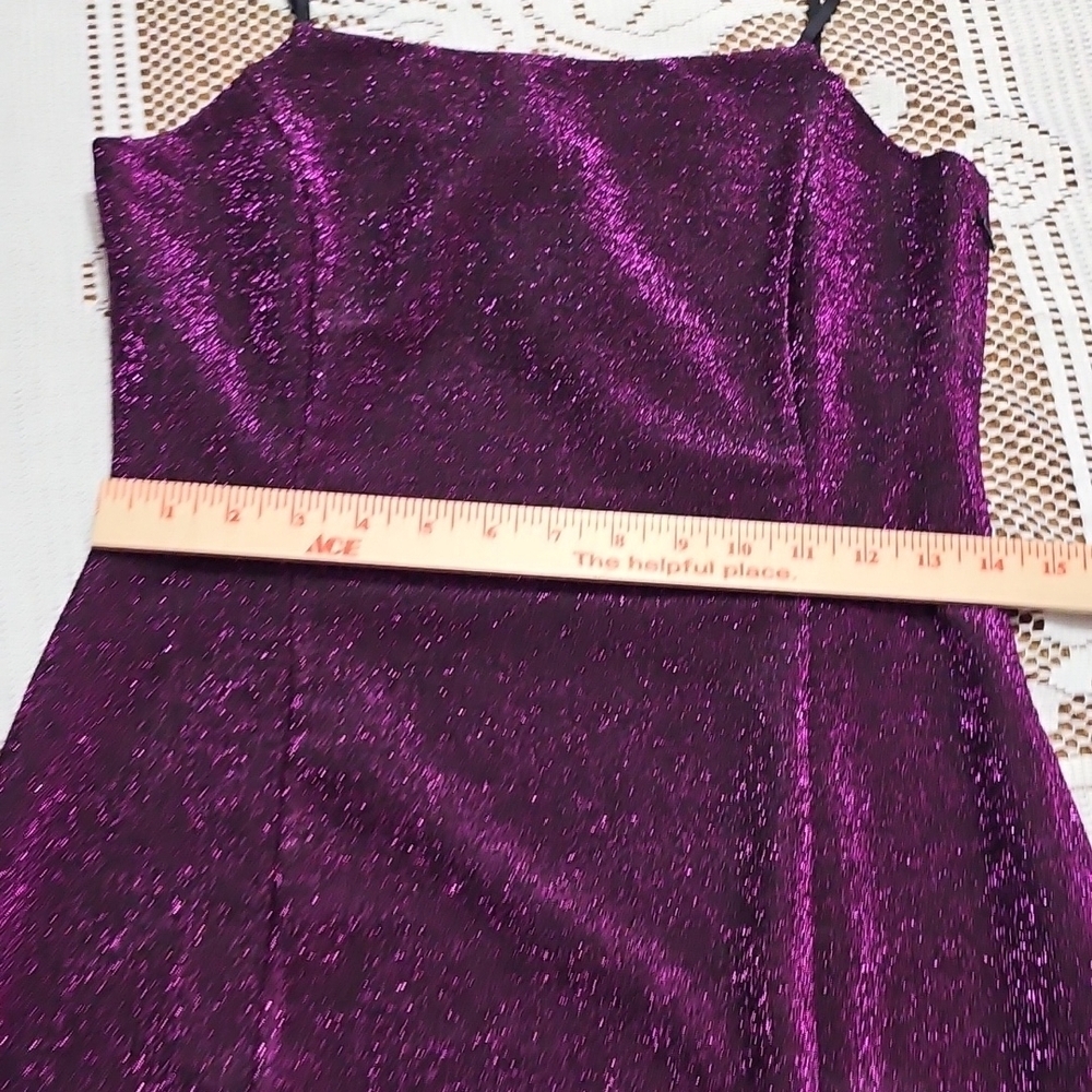 Lulu's Glittering Purple Mini Dress - Picture 6 of 13